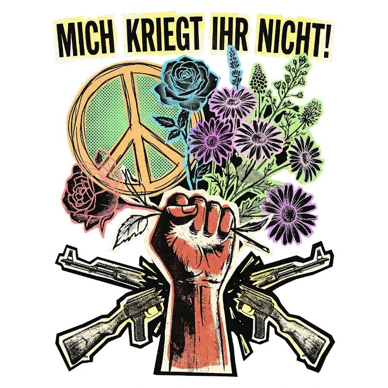 Frieden Blumen Gegen Krieg