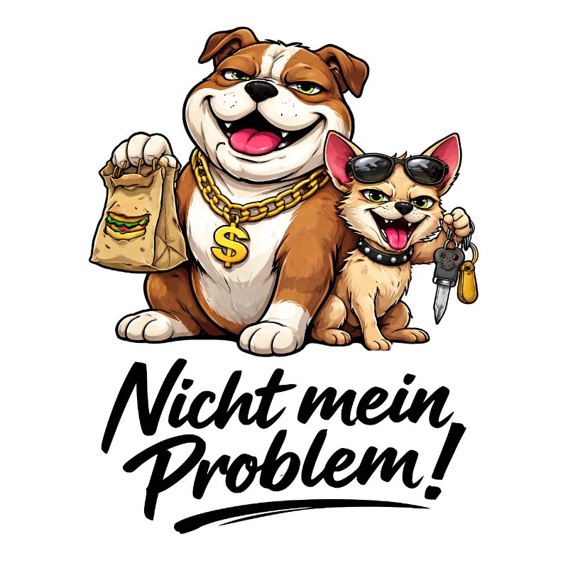 Luxus-Hundebande Cartoon
