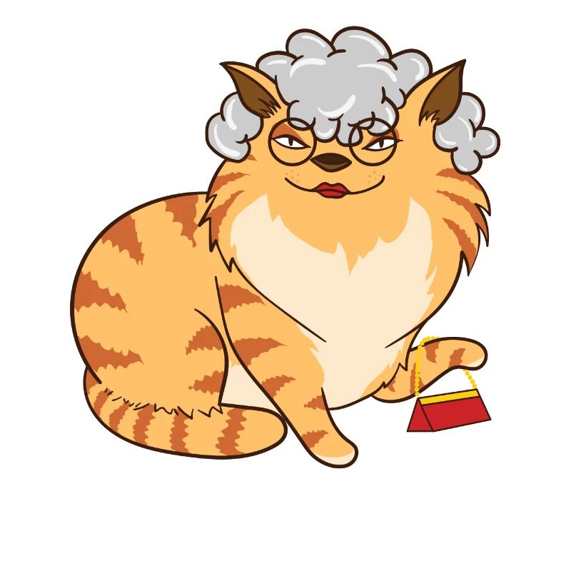Katze Oma