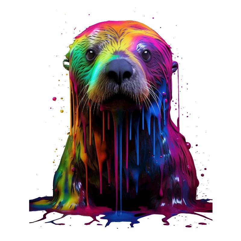 Rainbow Sea Otter