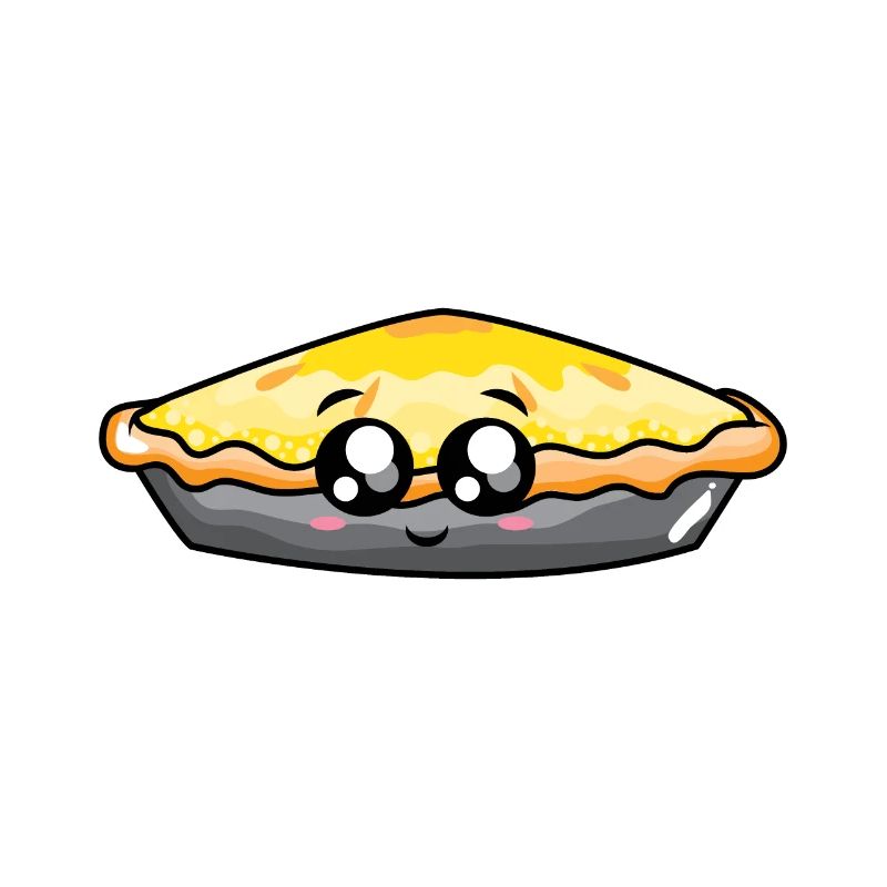Köstlicher Apfelkuchen Cartoon