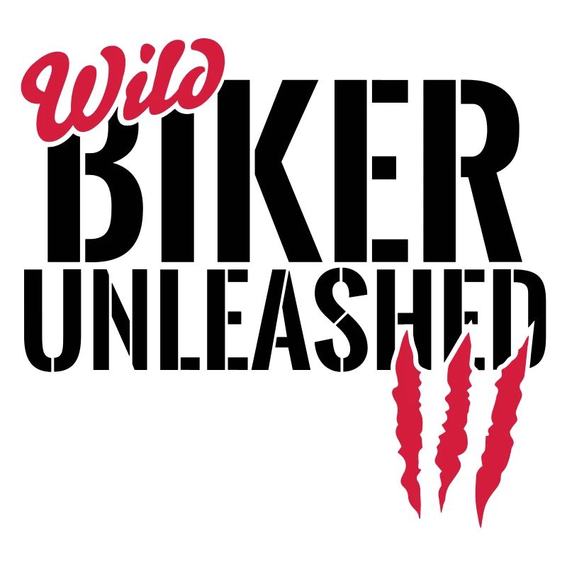 Wilder Biker entfesselt