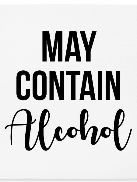 May contain alcohol