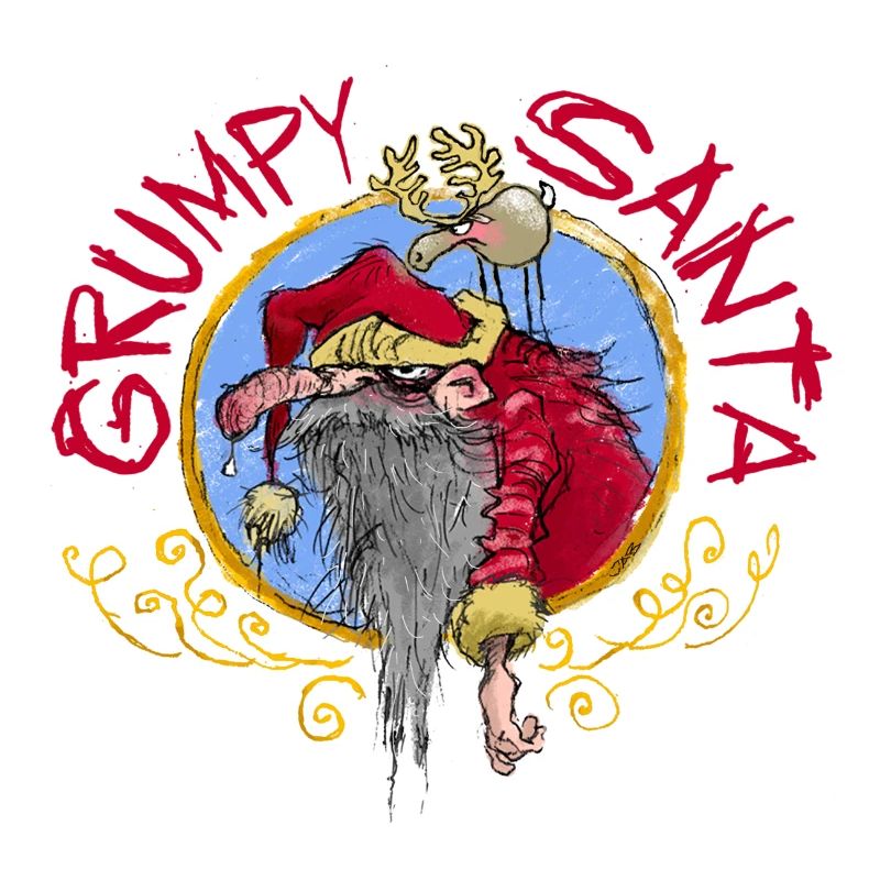 grumpy santa