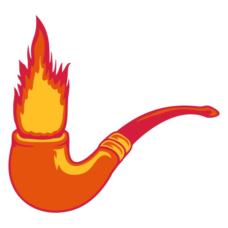 Feuer Tabakpfeife Raucher