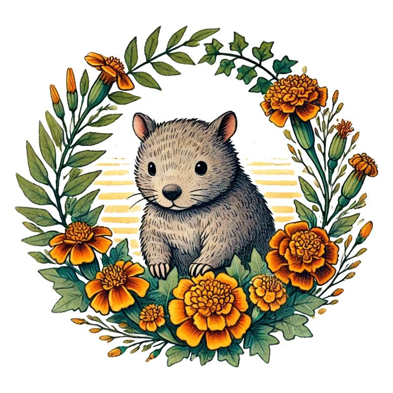 Ringelblume Wombat