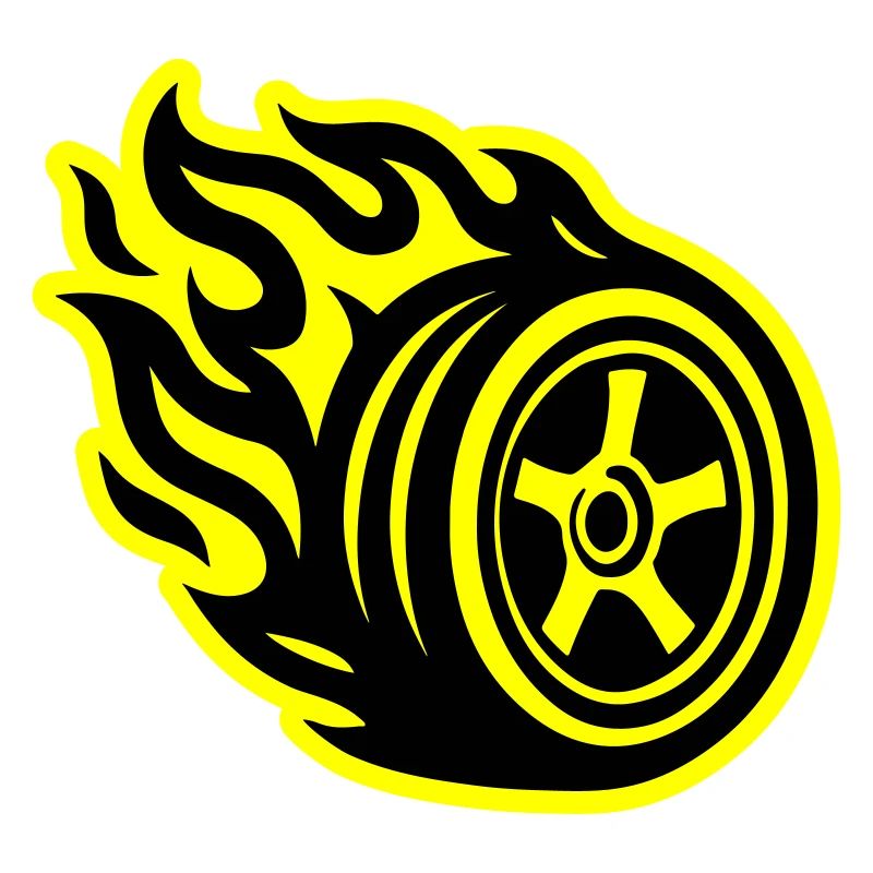 Reifen Flamme Auto