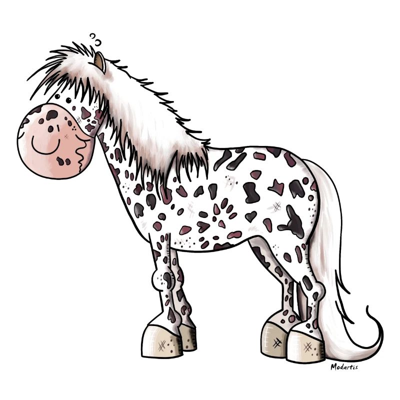 Tigerschecke Pony