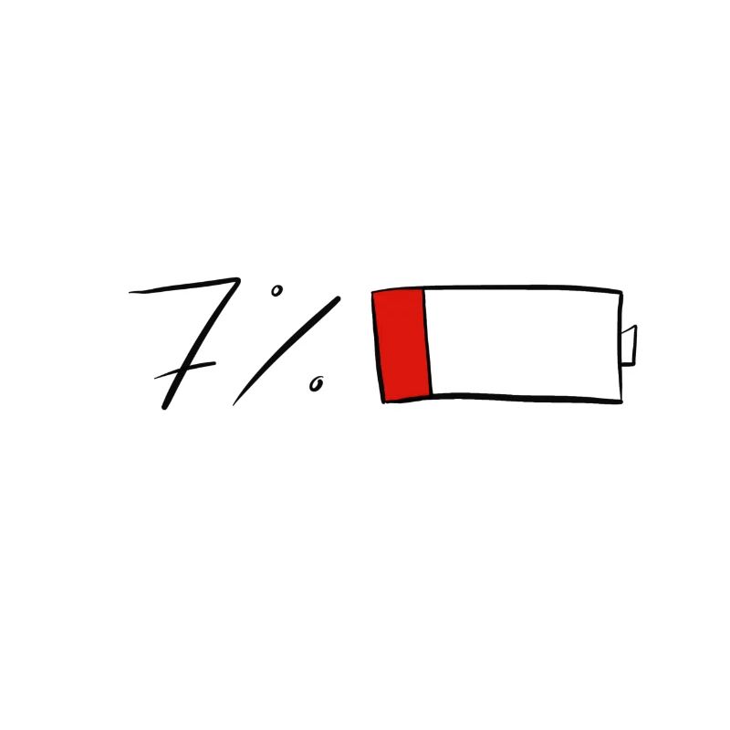 7% Battery