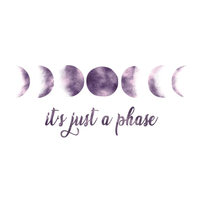 it's just a phase, moon phase, moon, night sky