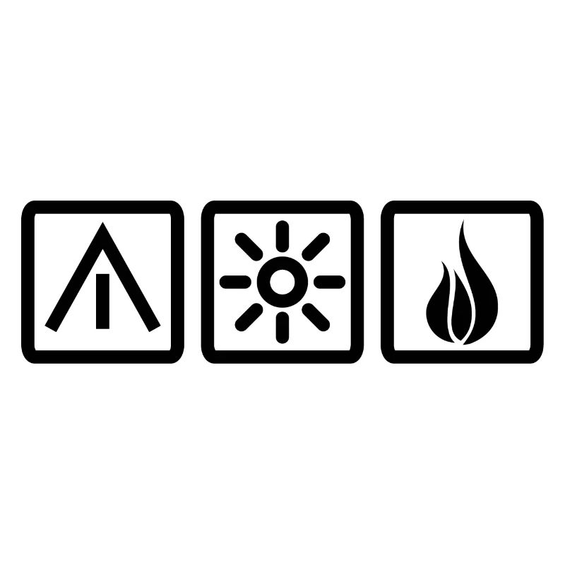 Zelt Sonne Feuer