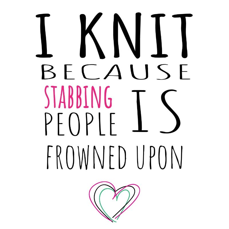 I knit because...
