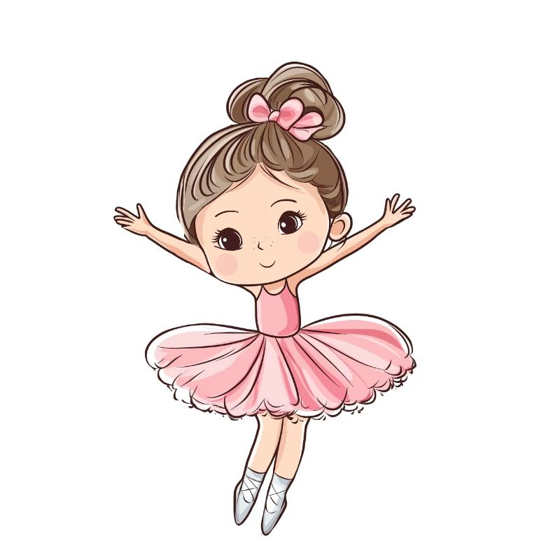 Ballerina mit Sternen