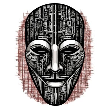 Maschera da hacker anonimo
