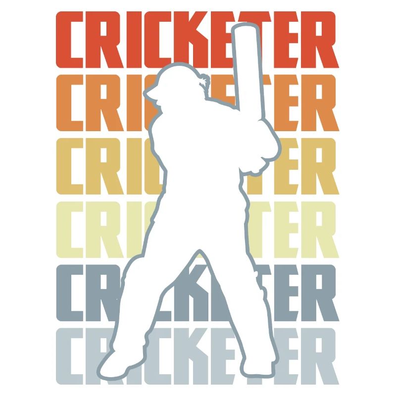 Retro Kricket Spieler