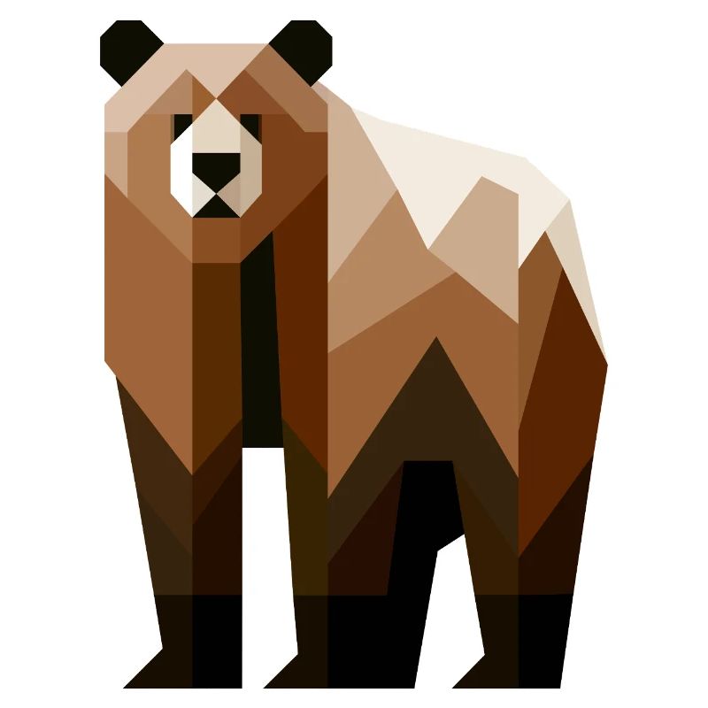Geometrischer Bär