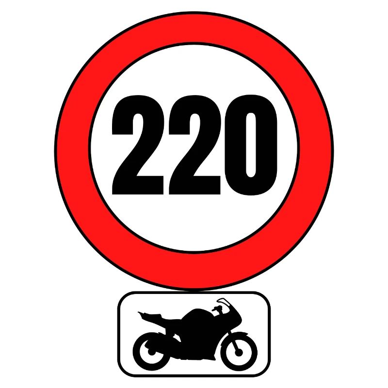 GESCHWINDIGKEITSBEGRENZUNG 220