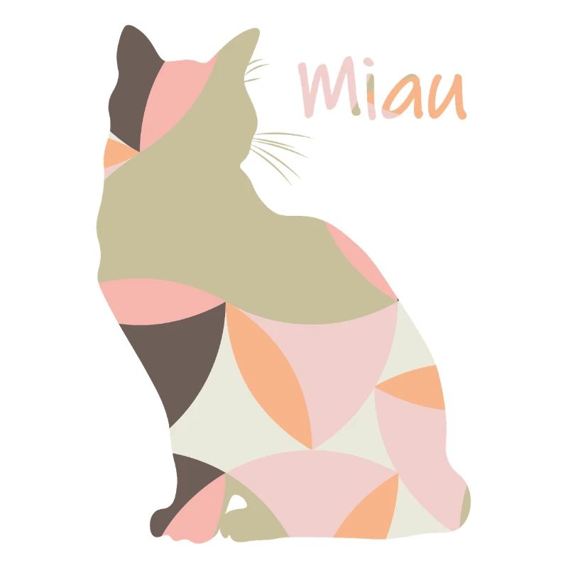 Miau - Katze - abstrakt