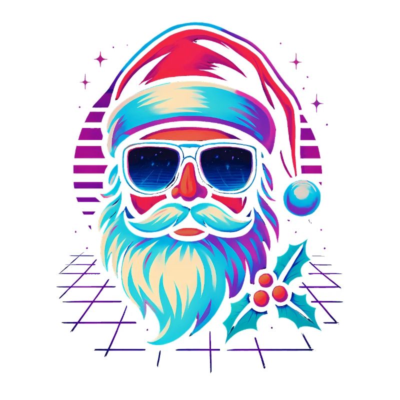  Weihnachtsmann Lustig Retro Gaming