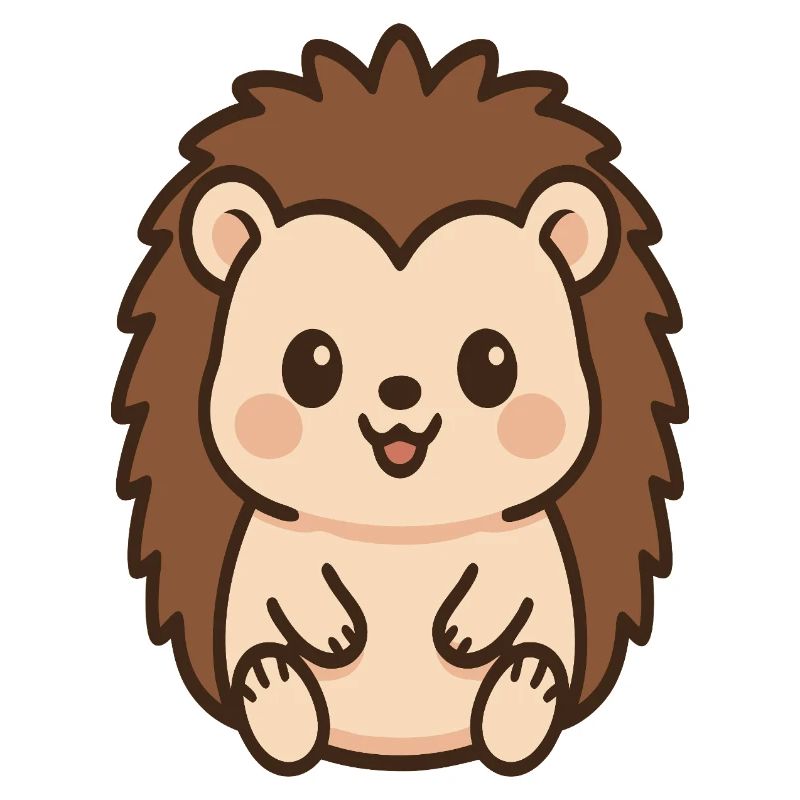 Kuscheliger Igel Kawaii