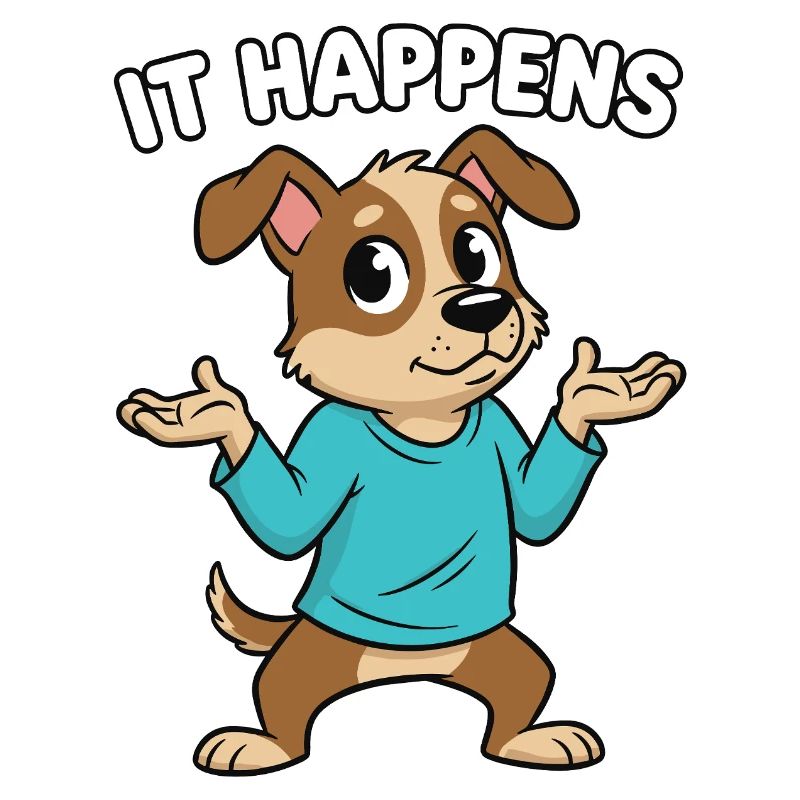 It Happens Hund Cartoon