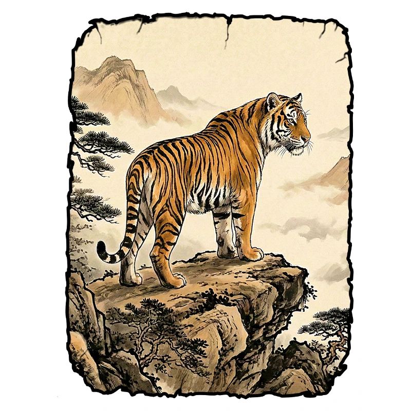 Tiger Asiatisch Wald