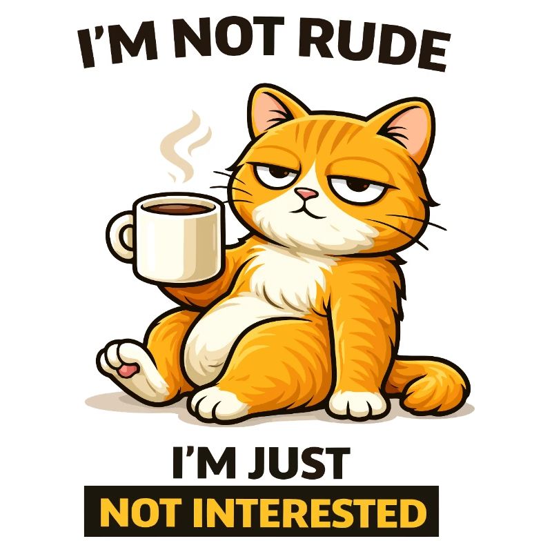 Mürrische Katzenkaffee-Einstellung