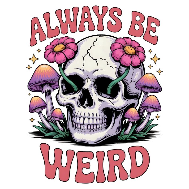 Immer seltsam sein, Schädelpilz