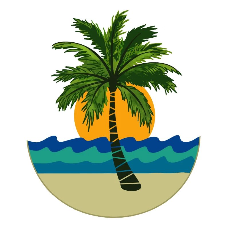 Palme, Sonne, Strand