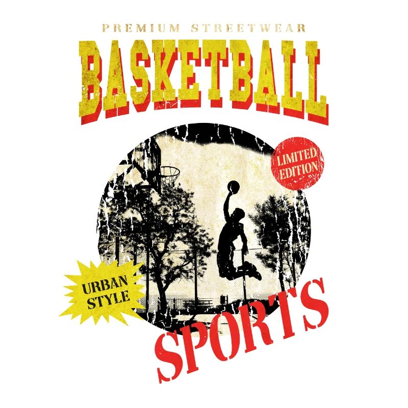Basketteur Basketteur Dunking Sport Vintage
