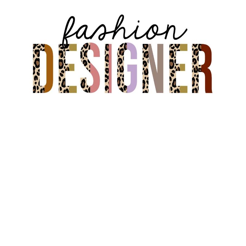 Modedesigner Leopardenprint lustig