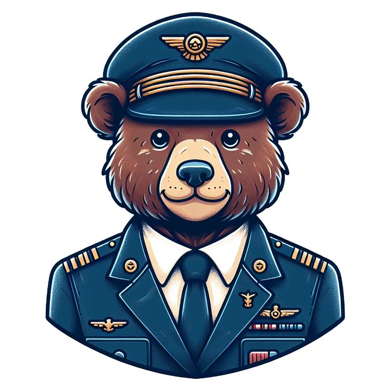 Cute Bear Pilot