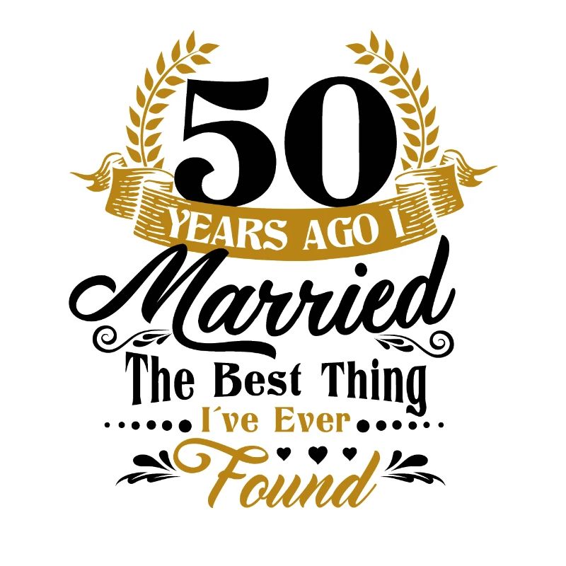 50. Hochzeitstag Ehemann Ehefrau Ehe