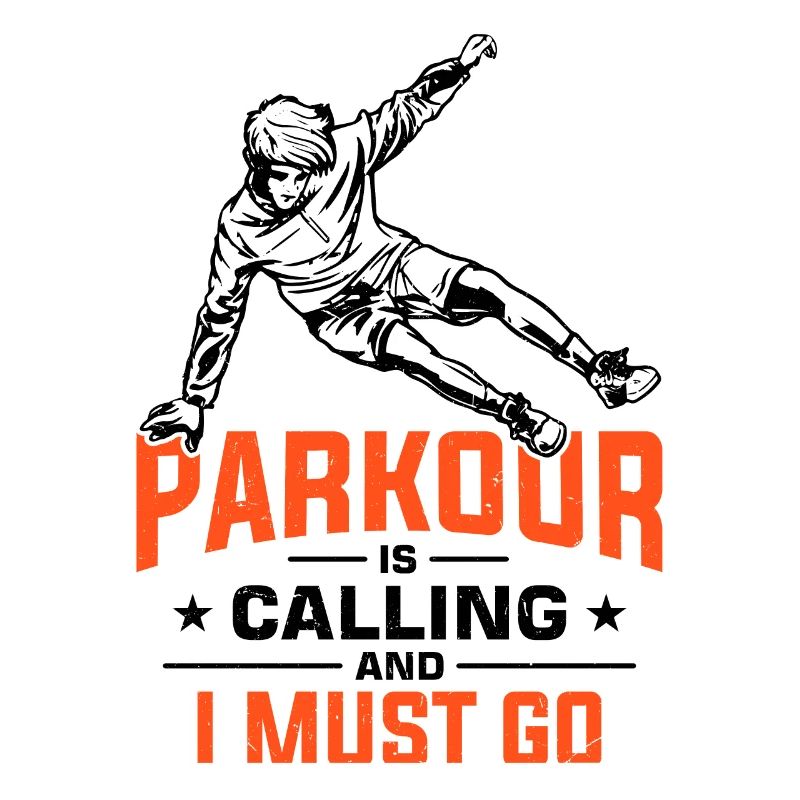 Witziger Parkour Spruch