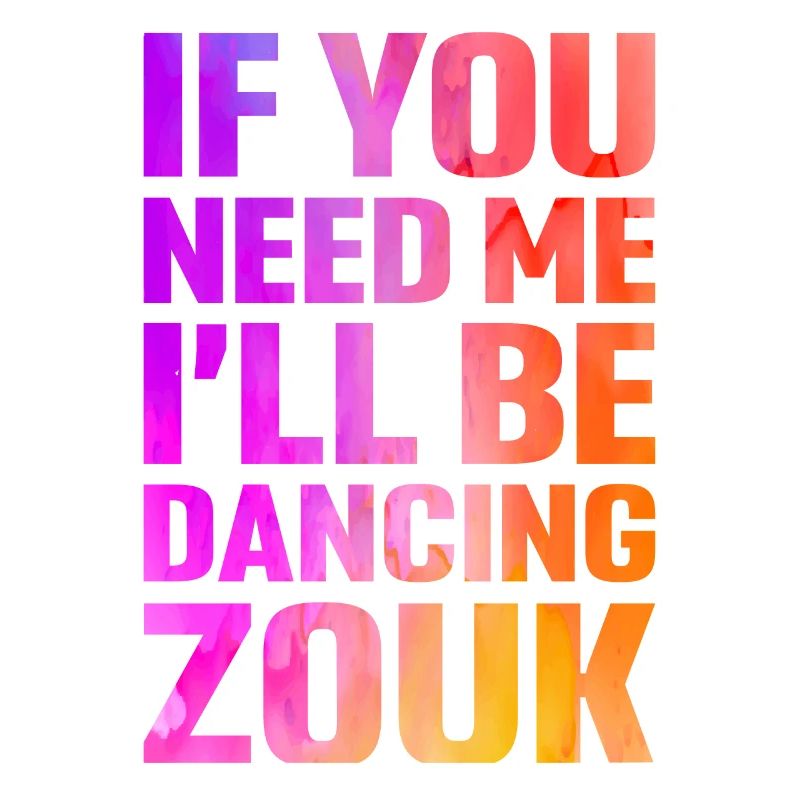 Drôle de danseur de zouk disant