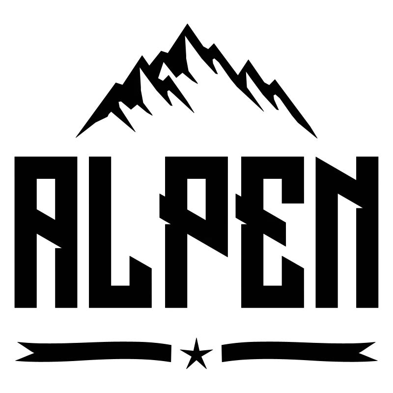 alpen design berge