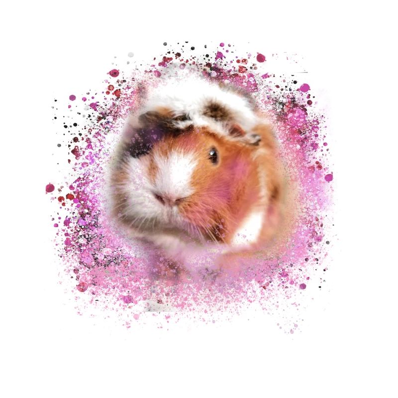 cochons d’Inde, graffitis, cochons d’Inde rosette