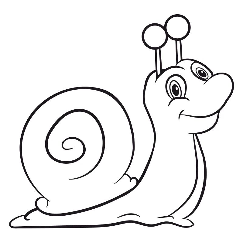 Schnecke lustig Kinder