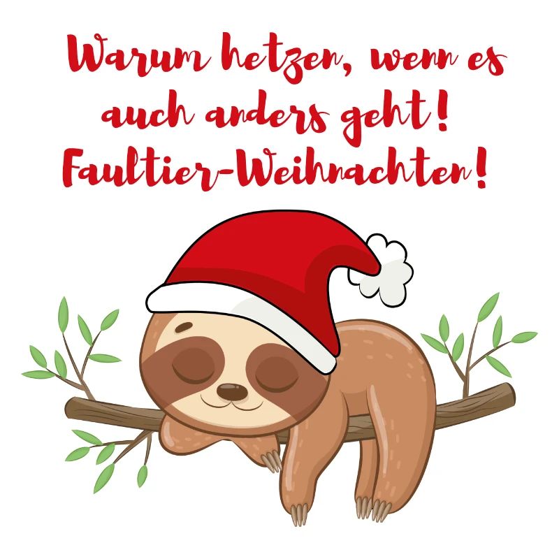 Faultier Weihnachten