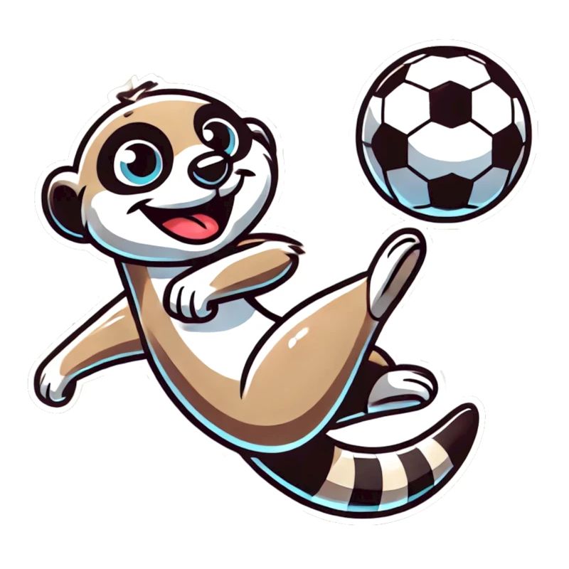 Fussball Erdmännchen