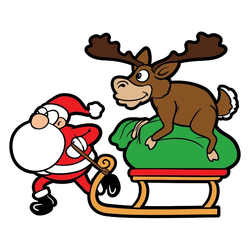 Weihnachtsmann Rentier