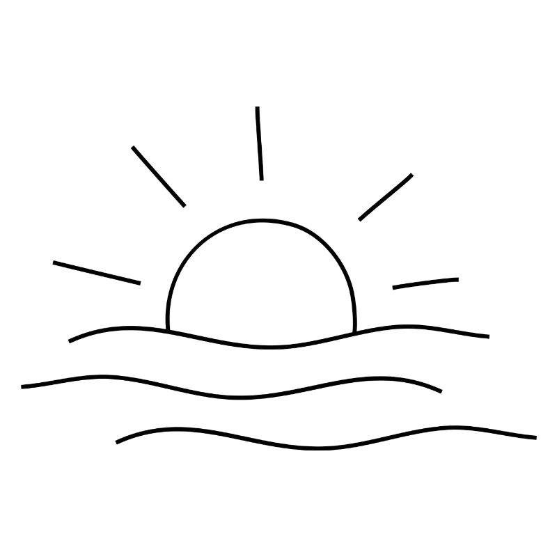 Sonnenaufgang.