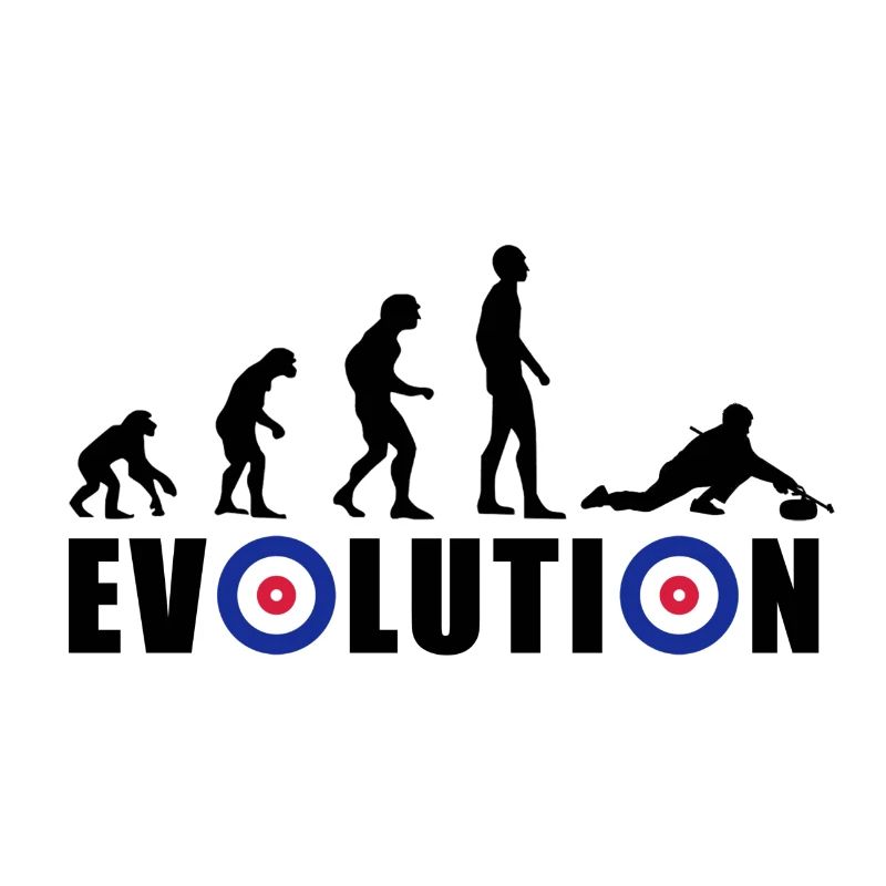 EVOLUTION CURLING Eisstockschießen Geschenk Winter