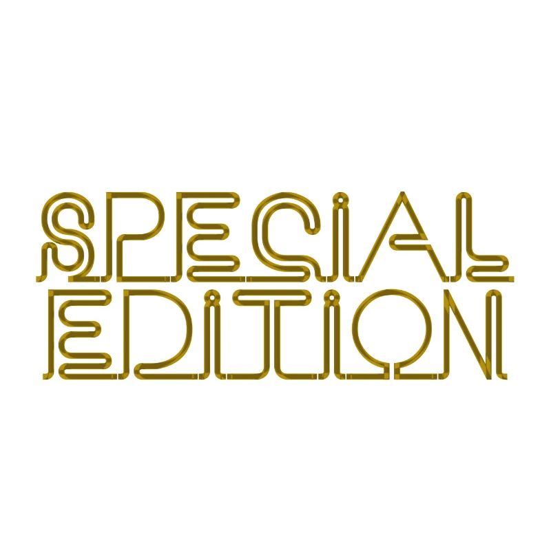 special edition,leuchtschrift,gold,goldene schrift