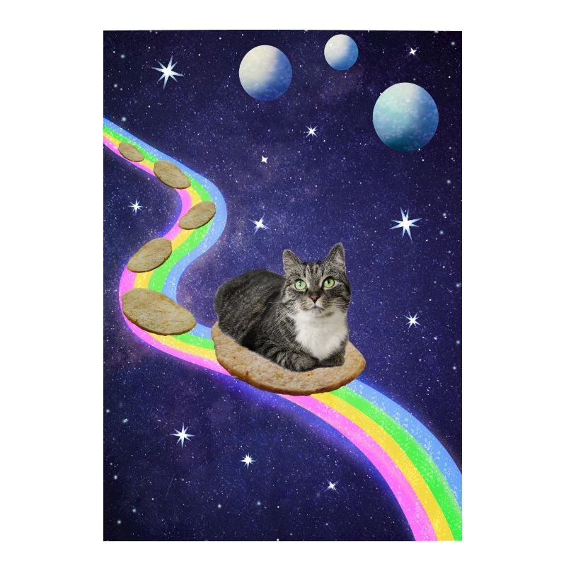 Mignon chat de l’espace