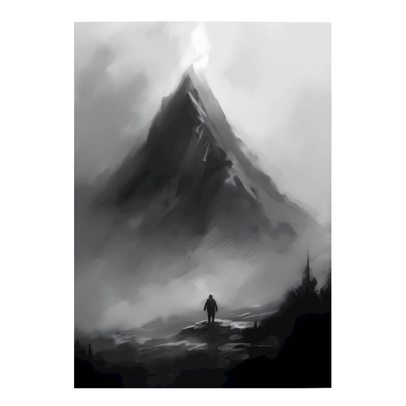 Berg Landschaft Abstrakt