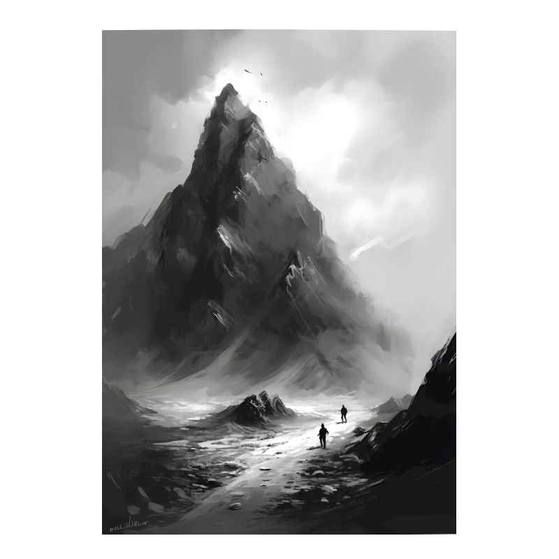 Berg Landschaft Abstrakt