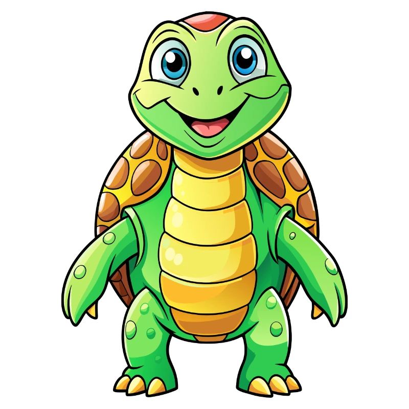 Mega süße Schildkröte
