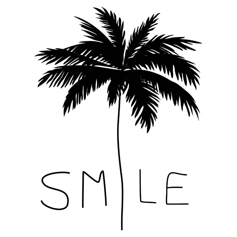 Smile Palm Schwarz