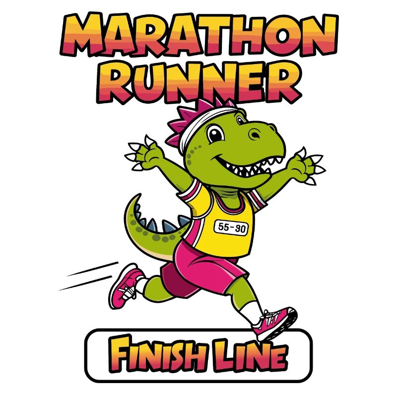 T-Rex Marathon Läufer